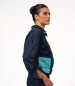 Preview: VIP Crop Jacke – Strahlenschutz mit Stil - Marineblau