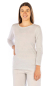 Preview: Wavesafe, 5G, Radiation Protection, Ladies Undershirt Long Sleeve Cotton with Silver Knit White