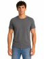 Preview: T-shirt homme en coton bio bleu marine, tricot argenté, 30 dB à 1 GHz - 3 couleurs