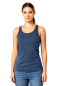 Preview: Ladies Tank Top Black organic Cotton Silver Knit 30dB at 1GHz