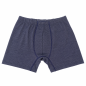 Preview: Boxer shorts pour hommes noir coton biologique maille avec fil argenté 30dB à 1GHz