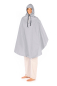 Preview: Poncho en coton, polyester et acier inoxydable avec capuche 37dB à 3.5GHz