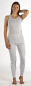 Preview: Wavesafe, 5G, protezione dalle radiazioni, leggings da donna in cotone organico bianco con tessuto a maglia argentata