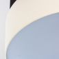 Preview: Plafoniera in lino (naturale) schermato diametro 47 cm