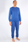 Preview: Wavesafe, 5G, Strahlenschutz, Herren Freizeit Anzug Bio-Baumwolle Silber-Sweat Shirt Gestrick Royalblau