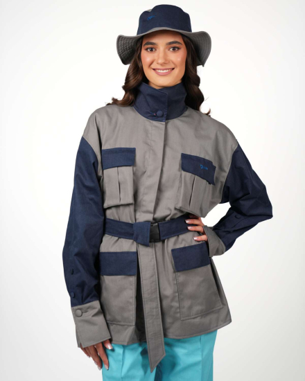 Veste d'extérieur VIP – Une protection élégante au quotidien - vert grisâtre