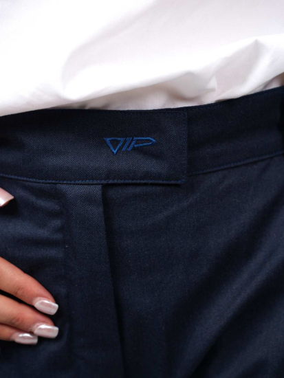 Preview: Pantalon VIP Marlene – Élégance stylée avec protection 5G - bleu marine