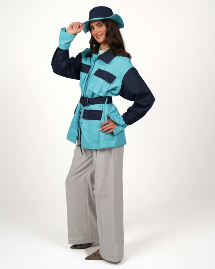 Preview: Veste d'extérieur VIP – Une protection élégante au quotidien - turquoise