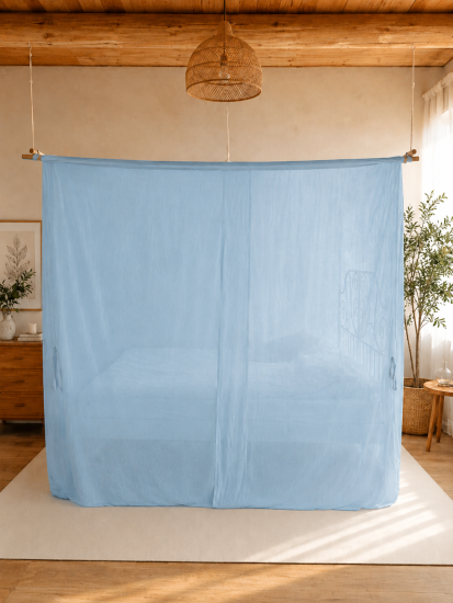 Preview: Swiss Shield VENTUS Kasten Baldachin 210x210 cm – Hochwirksamer Schutz vor Elektrosmog - 47dB bei 1GHz
