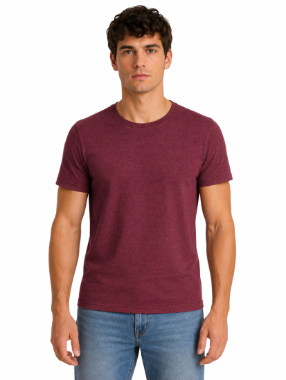 Maglietta da uomo in cotone biologico blu navy con trama argentata, 30 dB a 1 GHz - 3 colori
