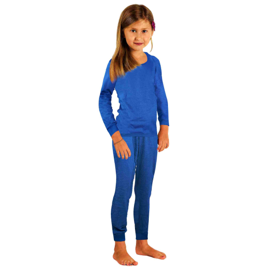 Wavesafe, 5G, Radiation Protection, Kids Leisure Suit Organic Cotton, Silver Sweat Shirt Knitted Royal