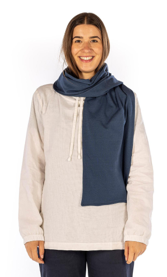 Écharpe tissu sweat-shirt en coton Bio 30x140cm 4 couleurs  45dB à 1 GHz