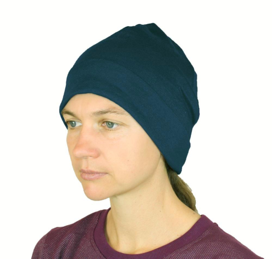 Preview: Casquette pour enfants de sweat shirt tissu argenté et coton organique 4 couleurs 45dB à 1 GHz