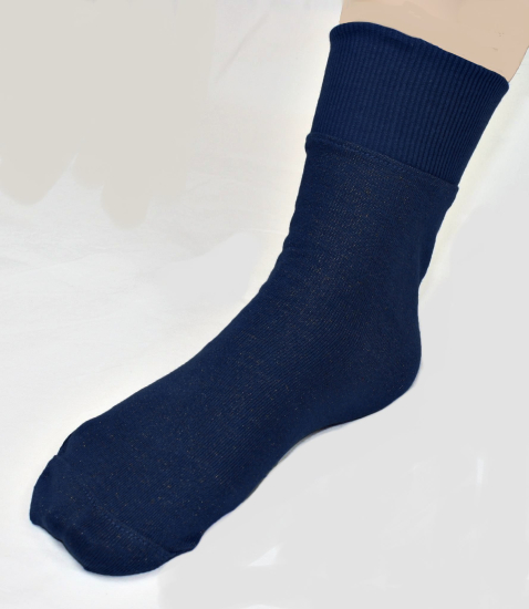 Wavesafe, radiation protection, shielding socks made of sweatshirt fabric silver and organic cotton 25dB at 3.5GHz