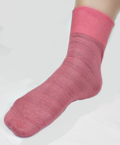 Chaussettes de protection en tissu sweat-shirt coton biologique avec fil argenté 31dB à 1GHz