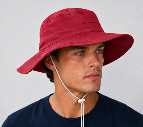 Preview: Cappello in cotone organico foderato con Swiss Shield Ultima in 4 colori 32dB a 3.5GHz
