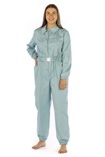 Abito pantalone da donna (tuta di protezione) Cotone, poliestere e acciaio inossidabile 37dB a 3.5GHz