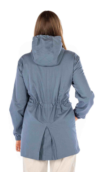 Giacca da donna in cotone organico, fodera di schermatura: alta sicurezza 50dB a 5G (3,5GHz)