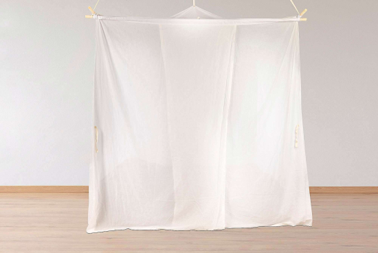 Preview: Swiss Shield VENTUS Kasten Baldachin 210x210 cm – Hochwirksamer Schutz vor Elektrosmog - 47dB bei 1GHz