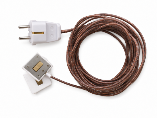 Preview: Magnetic grounding cable 2m & 5m m Schuko plug for grounding conductive materials