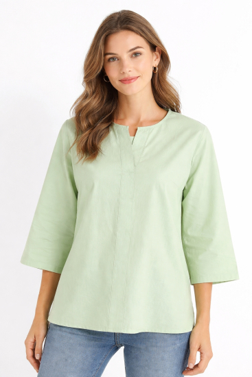 Chemisier 3/4 pour femme, disponible en 3 couleurs, Swiss Shield® Max Wear, 45 dB à 1 GHz