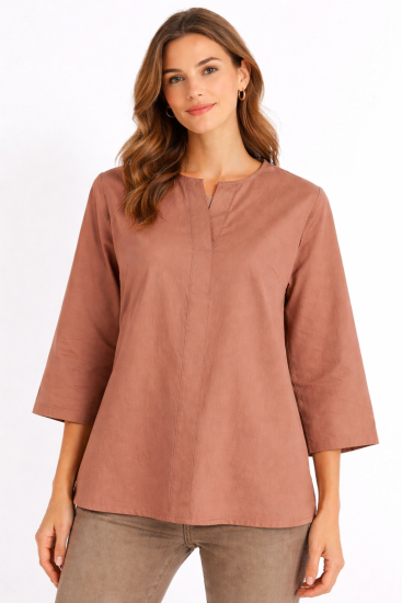 Chemisier 3/4 pour femme, disponible en 3 couleurs, Swiss Shield® Max Wear, 45 dB à 1 GHz