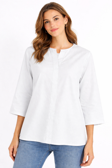 Camicetta da donna a maniche 3/4 in 3 colori Swiss Shield Max Wear 45 dB a 1 GHz