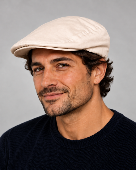Lined beret made from organic cotton with Swiss Shield Ultima shielding fabric – 3 colours, 3 sizes, up to 32 dB of shielding at 3.5 GHz