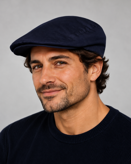 Lined beret made from organic cotton with Swiss Shield Ultima shielding fabric – 3 colours, 3 sizes, up to 32 dB of shielding at 3.5 GHz