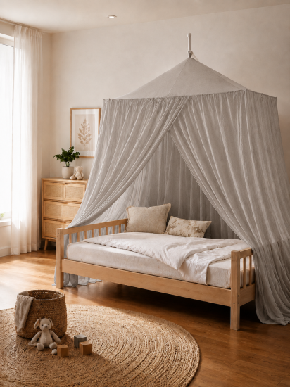 Wavesafe, 5G, protezione dalle radiazioni, tettuccio 160x210cm WAVESAFE Piramide in rete d'argento per supporto o gancio 1GHz 48dB, 3,5GHz 45dB
