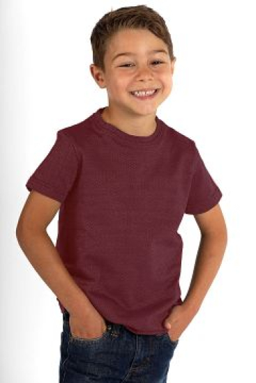 T-shirt per bambini 3 colori in cotone organico argento 29dB a 1GHz