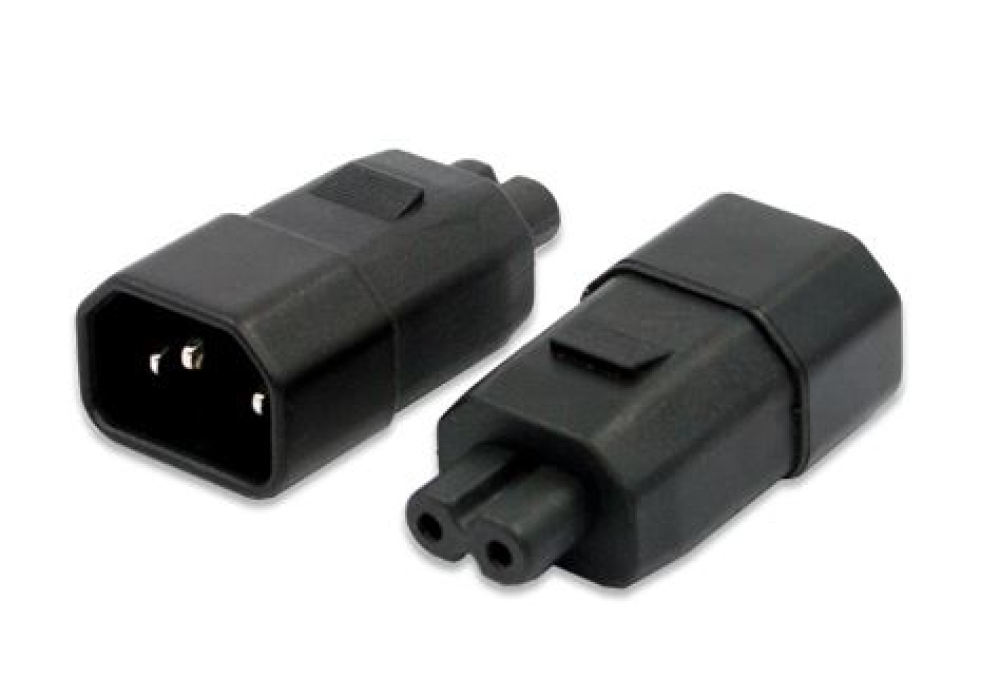 Adattatore per cavo di alimentazione a 2 pin C5 per piccoli dispositivi - schermato
