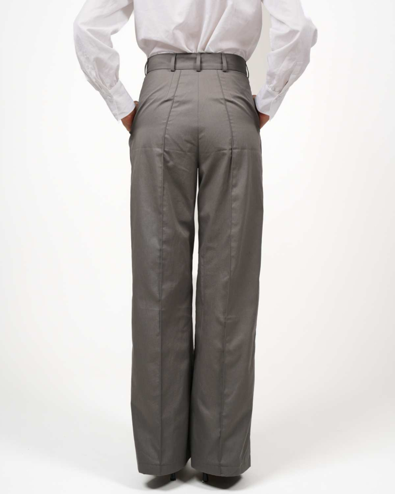 Marlene Trousers VIP – stylish elegance with 5G protection - grey-green