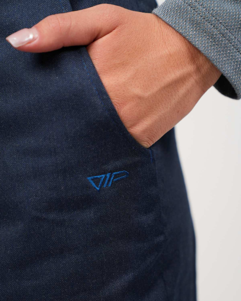 Pantalon VIP à coupe évasée – Une protection élégante au quotidien - bleu marine