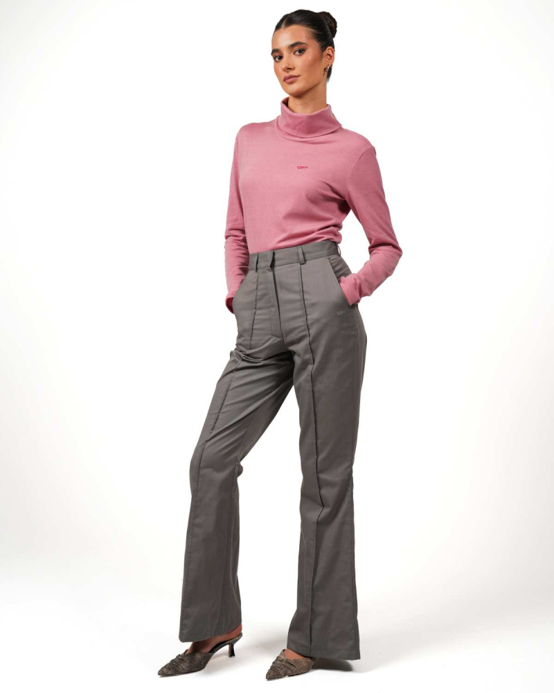 Pantalon VIP à coupe évasée – Une protection élégante au quotidien - vert grisâtre