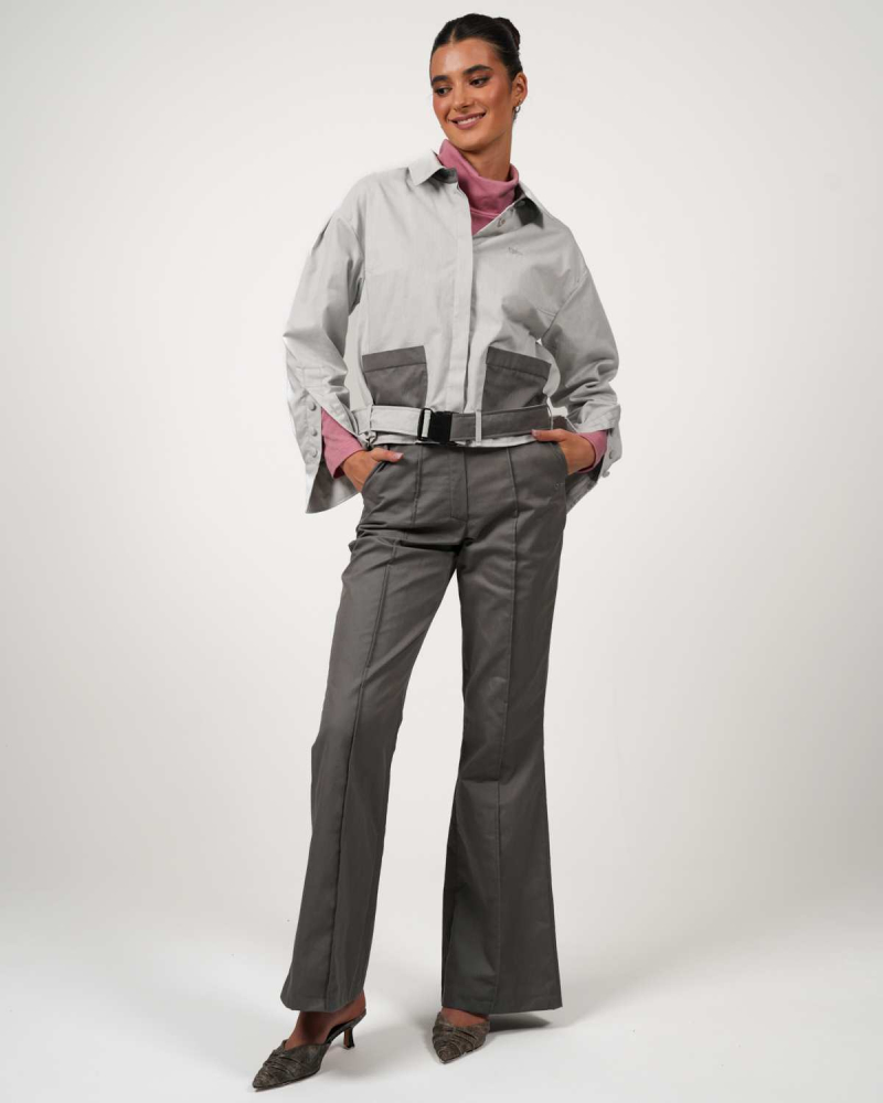 VIP Crop Jacket – Radiation protection with style - light grey