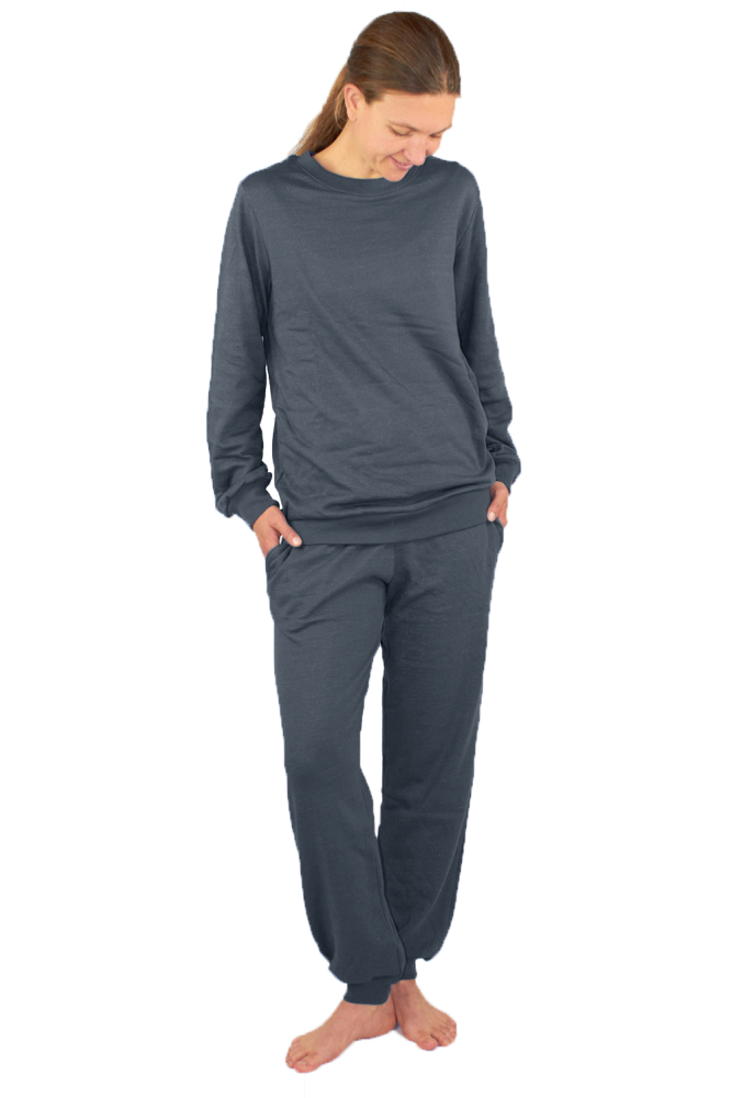 Tuta da donna in cotone organico-argento 31dB a 1GHz 4 colori
