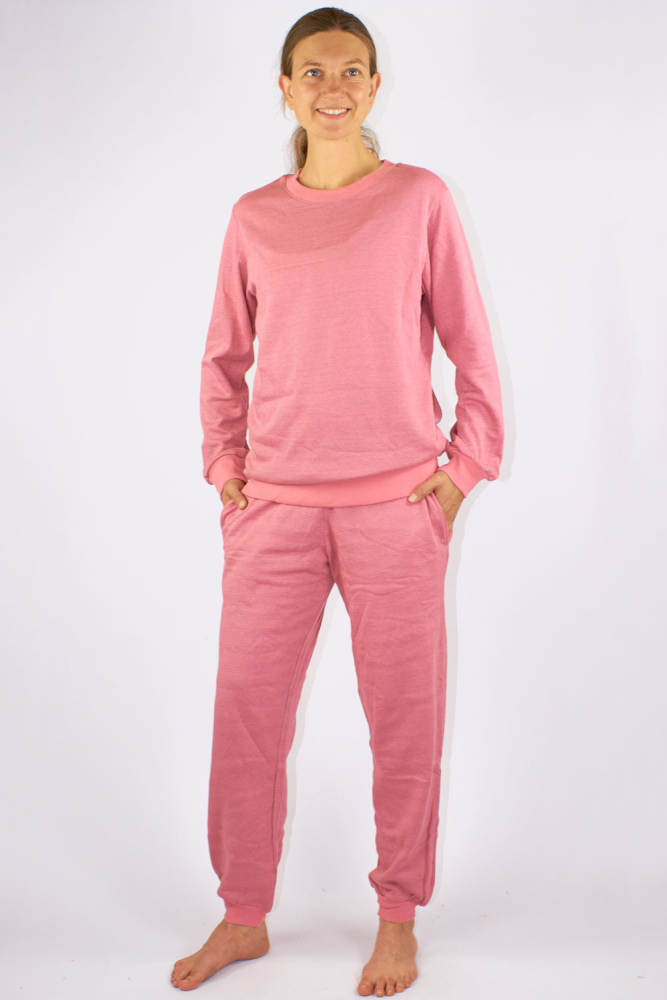 Tuta da donna in cotone organico-argento 31dB a 1GHz 4 colori