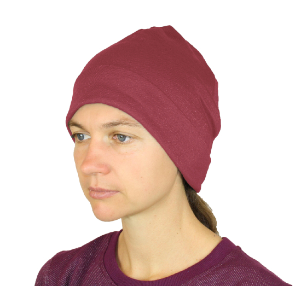 Kindermütze aus Sweatshirt Stoff Bio-Baumwolle und Silber in 4 Farben 45dB bei 1 GHz