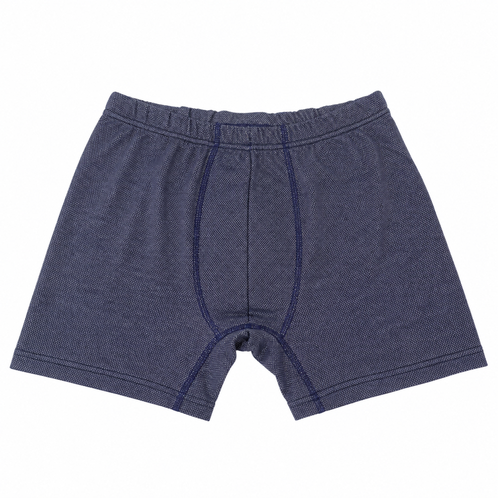 Boxer shorts pour hommes noir coton biologique maille avec fil argenté 30dB à 1GHz