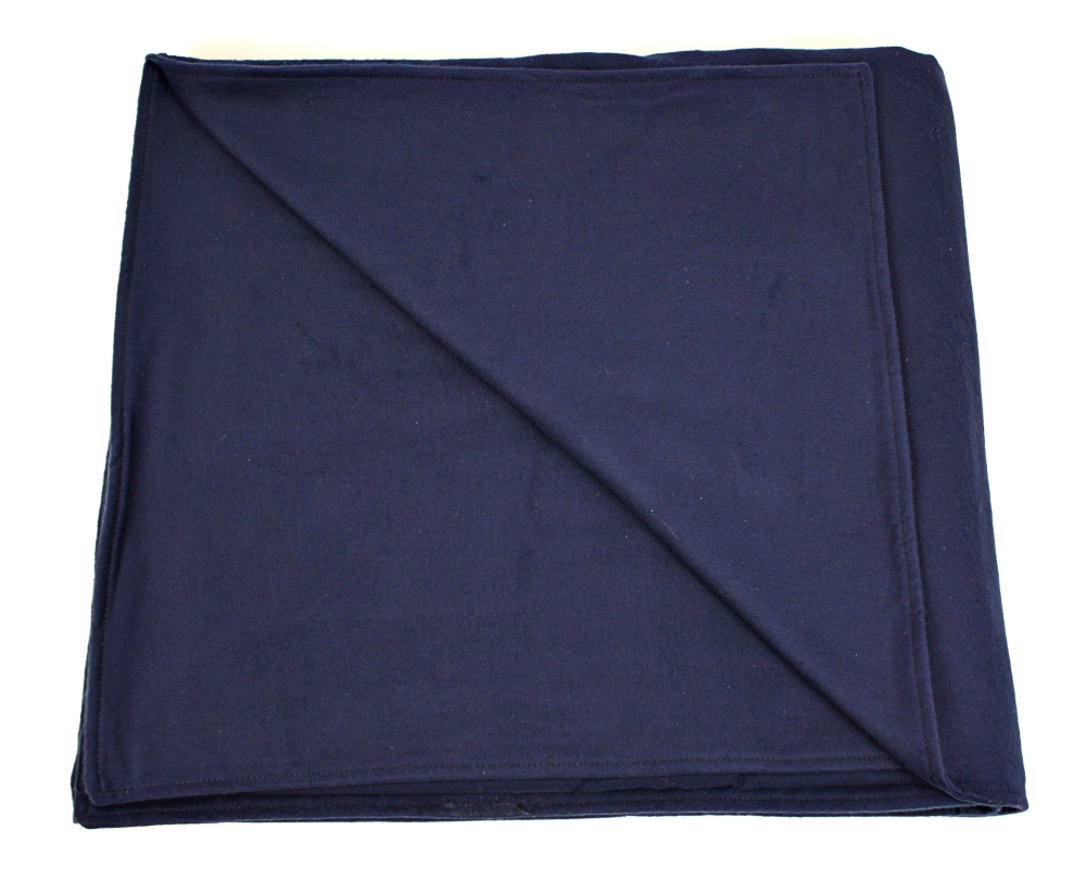 EMF Shielding Blanket Flannel 160x180cm organic cotton lined with Extreme-Safe 82dB at 5G 3.5GHz in 4 colours