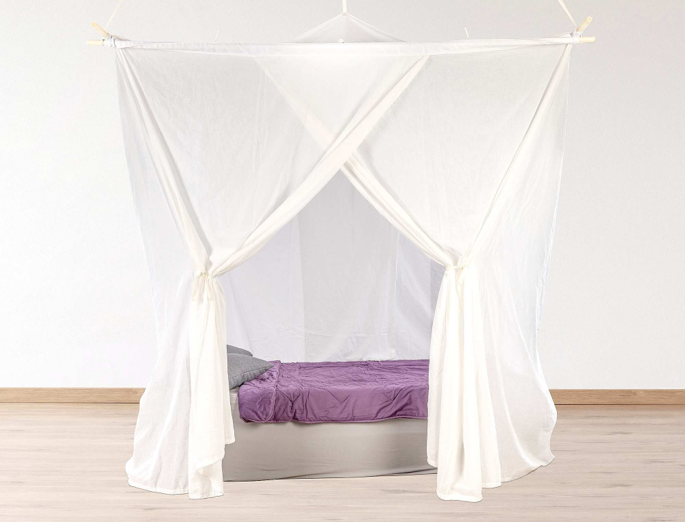 Swiss Shield VENTUS Kasten Baldachin 210x210 cm – Hochwirksamer Schutz vor Elektrosmog - 47dB bei 1GHz