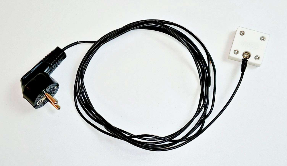 Cavo di messa a terra magnetico 3 m con spina Schuko per la messa a terra di materiali conduttivi