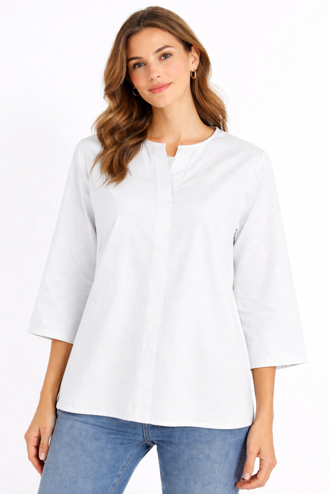 Chemisier 3/4 pour femme, disponible en 3 couleurs, Swiss Shield® Max Wear, 45 dB à 1 GHz