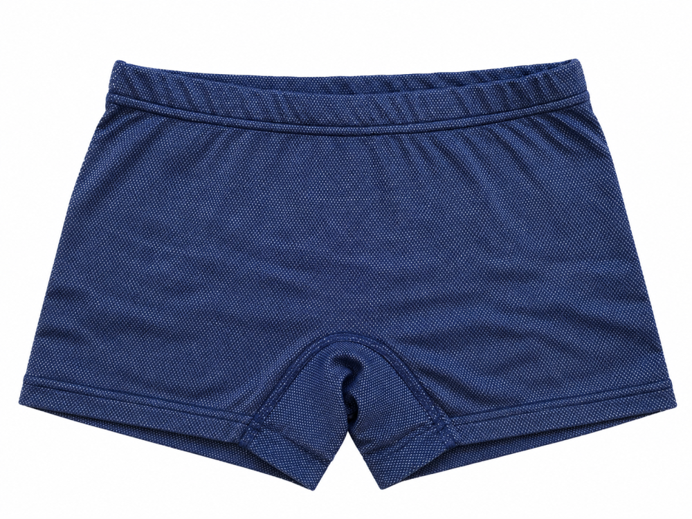 Ladies' Panty Black Organic Cotton Silver Knit 30dB at 1GHz