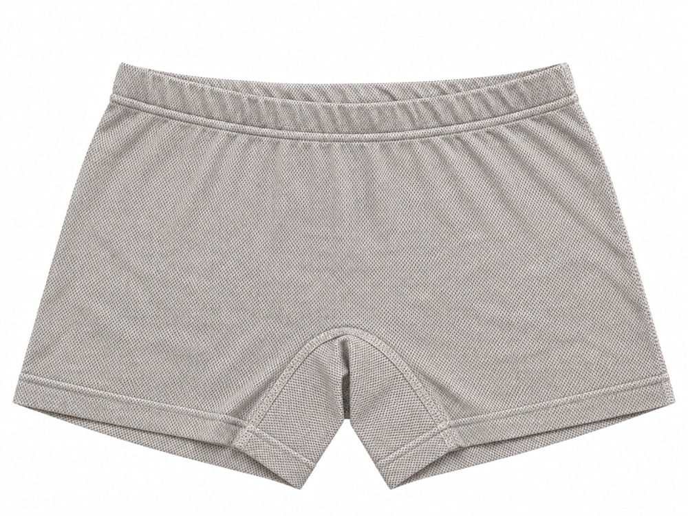 Wavesafe, 5G, Radiation Protection, Ladies Panty white organic cotton with silver knitted fabric