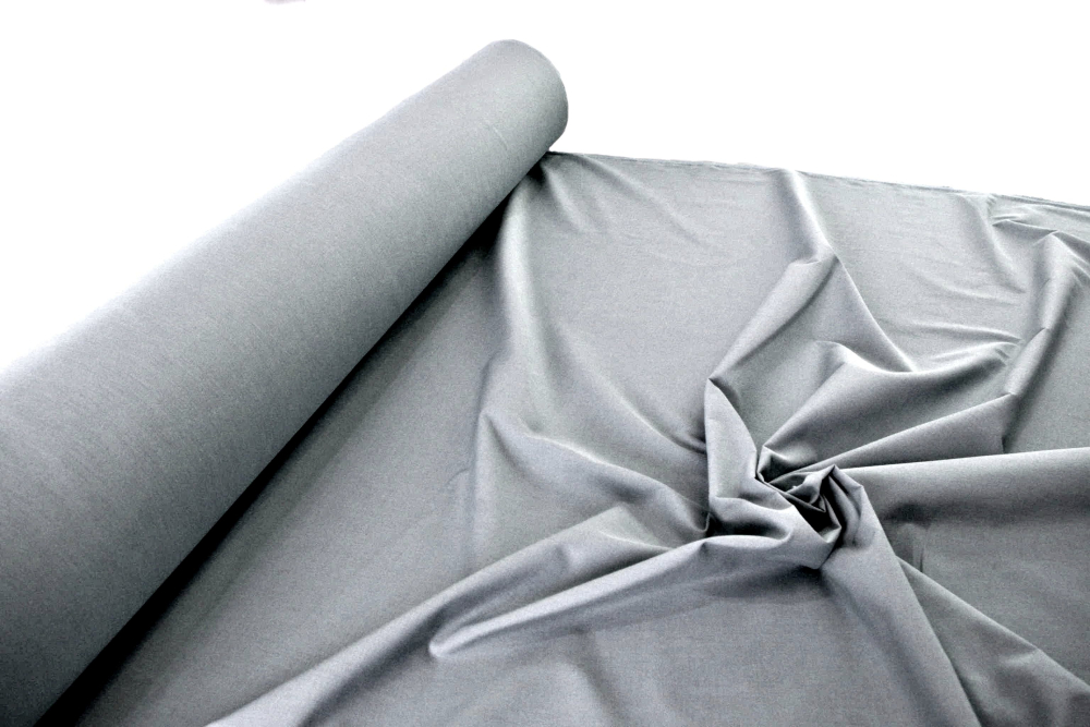 Rideau en fil d'acier inoxydable gris clair Prix par 1m2 - min. deux m2 37dB à 3.5GHz