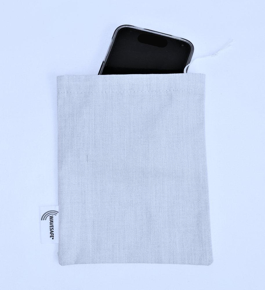 Wavesafe, 5G, protection contre les radiations, étui pour téléphone portable avec protection contre les radiations 17x20cm
