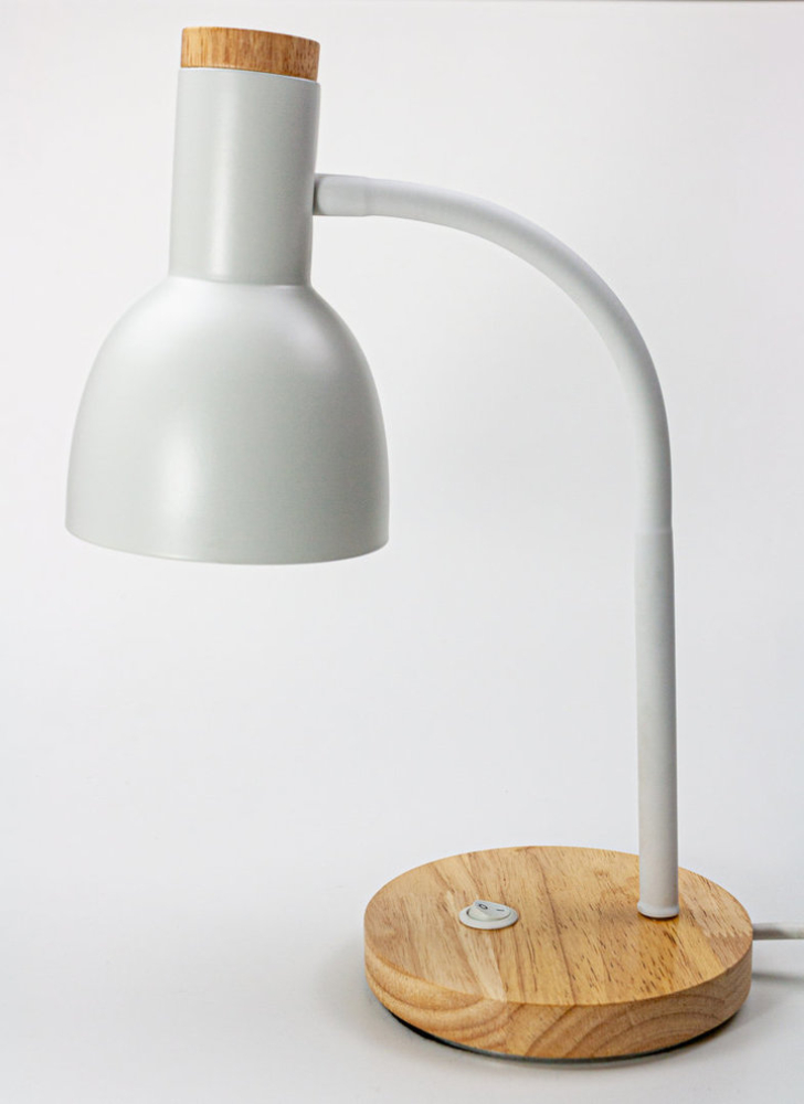 Wavesafe, bassa frequenza, cavi/spine/lampade protette Lampada da tavolo regolabile schermata di circa 50 cm, acciaio