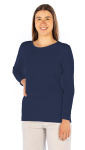 Ladies long-sleeved undershirt/blouse Swiss Shield VENTUS dark blue 47dB at 1GHz, 36dB at 3.5GHz